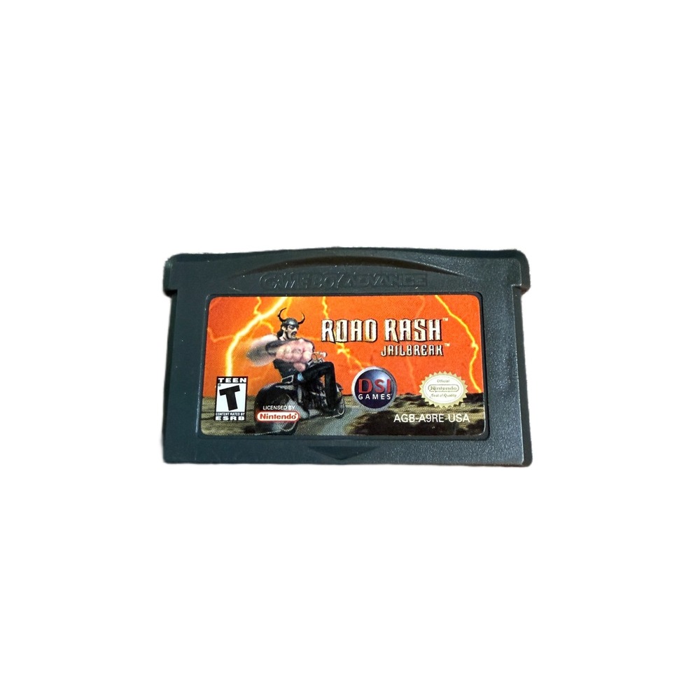 Road Rash Jailbreak Nintendo Game Boy Advance GBA 2003 AGB-A9RE-USA Authentic